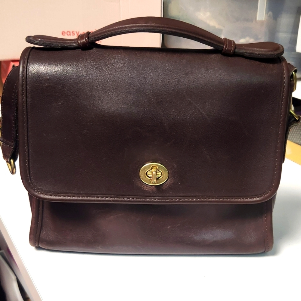 COACH Handle Bag With Shoulder Strap